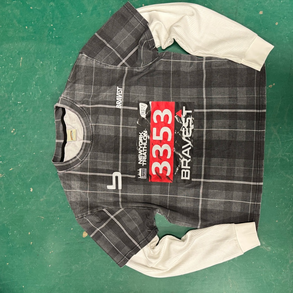 Bravest Studio Marathon Plaid Thermal Size Large
